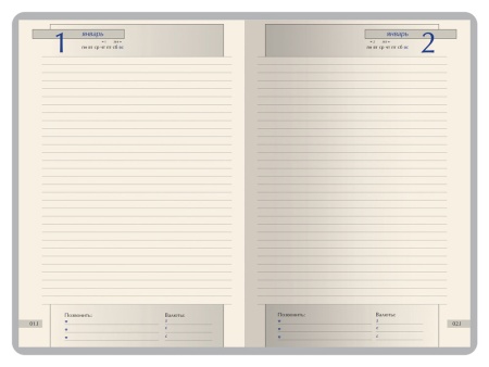 Ежедневник полудатированный А5 Windsor Ежедневник полудатированный А5 Windsor