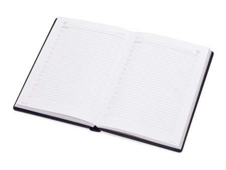 Ежедневник недатированный А5 Velvet, темно-синий Navy Ежедневник недатированный А5 Velvet, темно-синий Navy