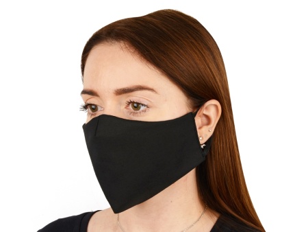 Маска для лица многоразовая, черный