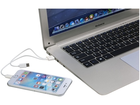 Кабель для зарядки Versa 3-в-1 в футляре, красный прозрачный