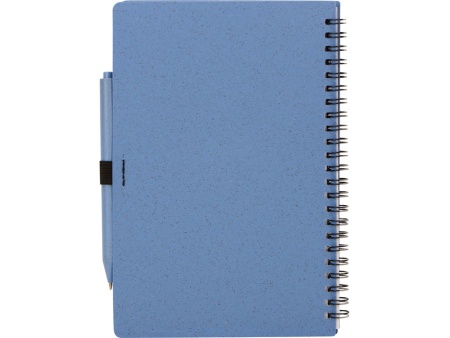 Блокнот А5 Toledo M с обложкой из пшеницы и пластика и шариковой ручкой Блокнот А5 Toledo M с обложкой из пшеницы и пластика и шариковой ручкой