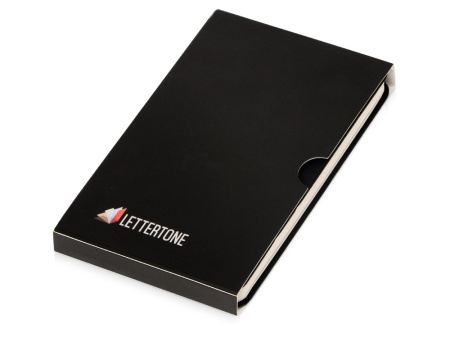 Блокнот А6 Vision, Lettertone, черный Блокнот А6 Vision, Lettertone, черный