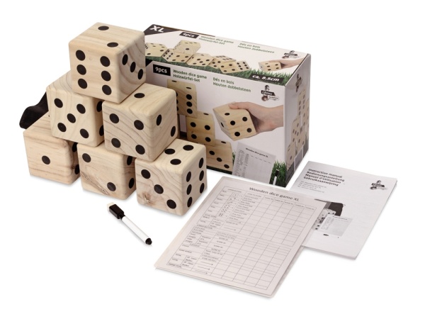 Деревянная игра в кости, XL Dice Деревянная игра в кости, XL Dice