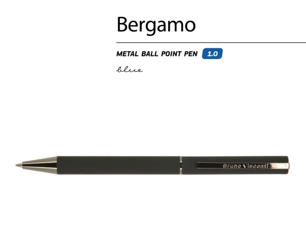 Ручка металлическая шариковая Bergamo Ручка металлическая шариковая Bergamo