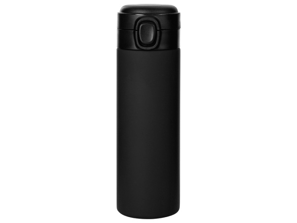 Вакуумная термокружка Waterline c кнопкой Guard, 400 мл, черный Вакуумная термокружка Waterline c кнопкой Guard, 400 мл, черный