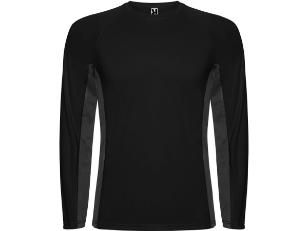 Футболка Shanghai  мужская с длинным рукавом, черный/графитовый