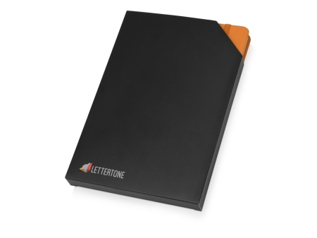 Блокнот А5 Vision, Lettertone, оранжевый Блокнот А5 Vision, Lettertone, оранжевый