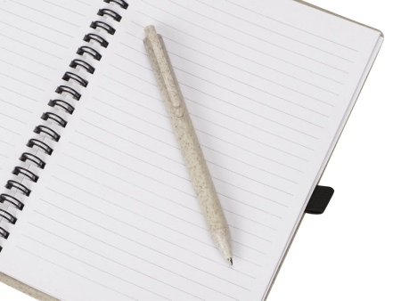 Блокнот А5 Toledo M, бежевый + ручка шариковая Pianta из пшеничной соломы, бежевый Блокнот А5 Toledo M, бежевый + ручка шариковая Pianta из пшеничной соломы, бежевый