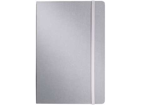 Блокнот классический офисный Juan А5, серебристый Блокнот классический офисный Juan А5, серебристый