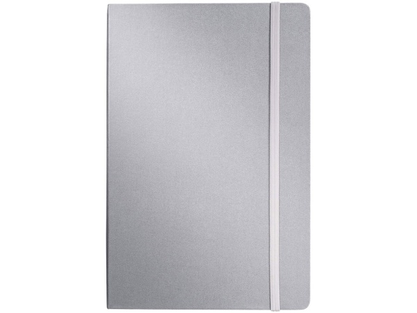 Блокнот классический офисный Juan А5, серебристый Блокнот классический офисный Juan А5, серебристый