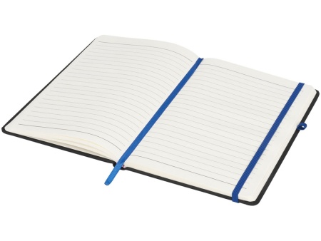 Блокнот Noir среднего размера, черный/синий Блокнот Noir среднего размера, черный/синий