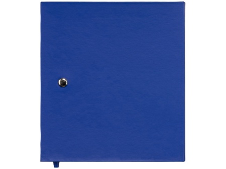 Цветной комбинированный блокнот с ручкой, синий Цветной комбинированный блокнот с ручкой, синий