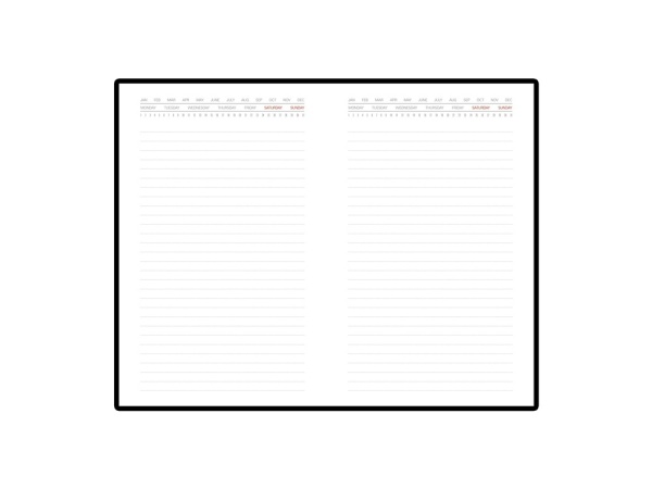 Ежедневник недатированный с индексами А5 Bergamo Ежедневник недатированный с индексами А5 Bergamo