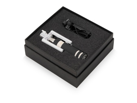 Подарочный набор Selfie с Bluetooth наушниками и моноподом