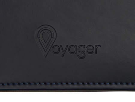 Органайзер с зарядным устройством Wanderer, 4000 mAh, темно-синий