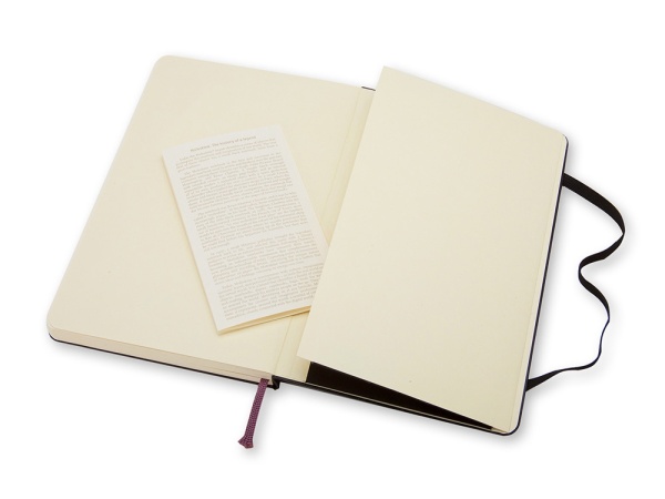 Записная книжка Moleskine Classic (нелинованный) в твердой обложке, Large (13х21см), черный Записная книжка Moleskine Classic (нелинованный) в твердой обложке, Large (13х21см), черный