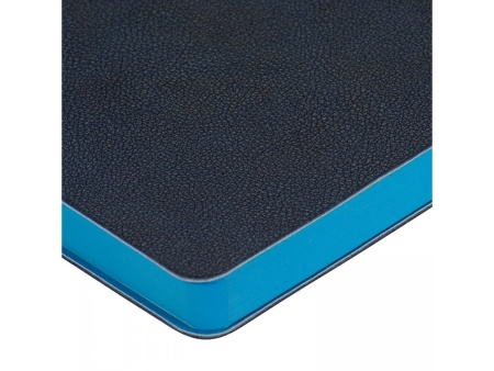 Ежедневник недатированный А5 Boston, темно-синий (голубой обрез) Ежедневник недатированный А5 Boston, темно-синий (голубой обрез)