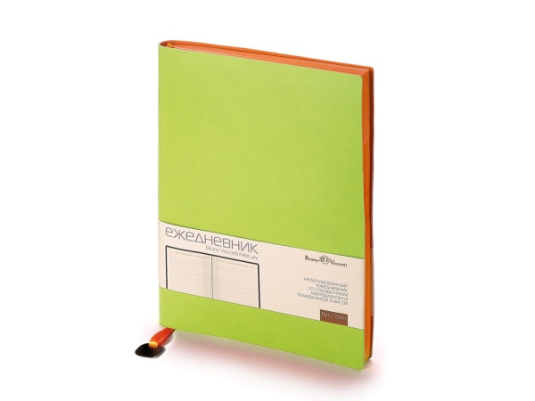 Ежедневник А5 недатированный Mercury, салатовый Ежедневник А5 недатированный Mercury, салатовый
