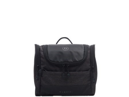 Несессер дорожный BUGATTI Universum, графитовый, полиэстер меланж/тарпаулин, 23,5х12х22,5 см, 7 л Несессер дорожный BUGATTI Universum, графитовый, полиэстер меланж/тарпаулин, 23,5х12х22,5 см, 7 л