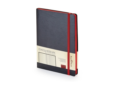 Ежедневник А5 недатированный Megapolis Soft, черный Ежедневник А5 недатированный Megapolis Soft, черный