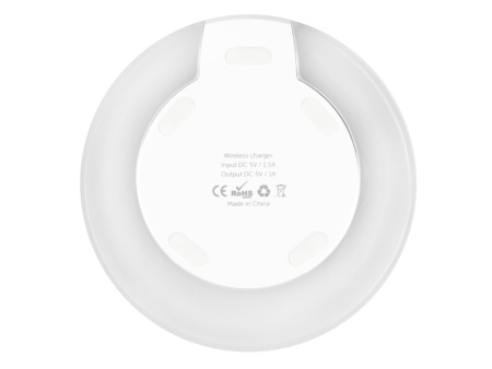 Беспроводная зарядка Pod со светодиодной подсветкой, белый