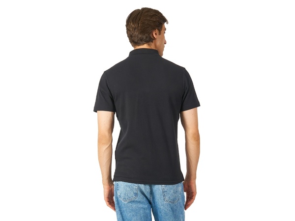 Поло с эластаном Chicago, 200гр пике S, черный