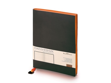 Ежедневник А5 недатированный Mercury, черный Ежедневник А5 недатированный Mercury, черный