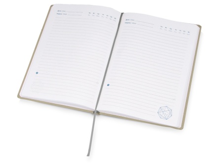 Ежедневник недатированный А5 Strap AR , светло-серый Ежедневник недатированный А5 Strap AR , светло-серый