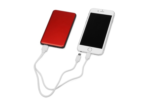 Портативное зарядное устройство Shell, 5000 mAh, красный