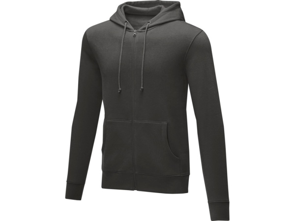 Мужская толстовка на молнии Theron, storm grey Мужская толстовка на молнии Theron, storm grey