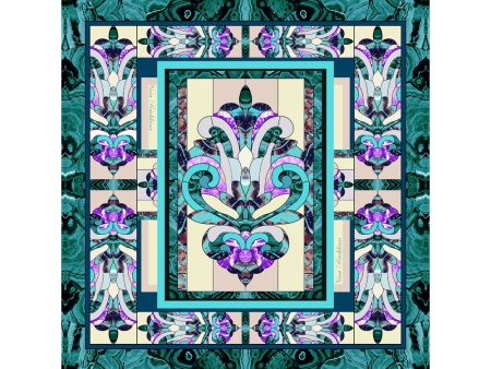 Платок Каменный Цветок