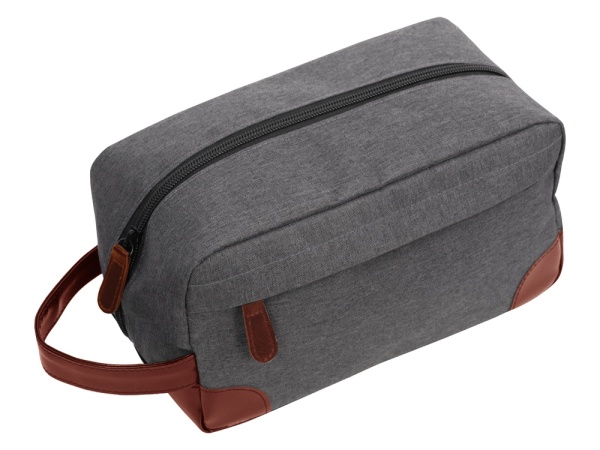 Несессер Fabrizio, серый/коричневый Несессер Fabrizio, серый/коричневый