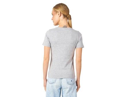 Футболка Heavy Super Club женская, пепельно-серый