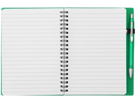 Блокнот Контакт с ручкой, зеленый Блокнот Контакт с ручкой, зеленый