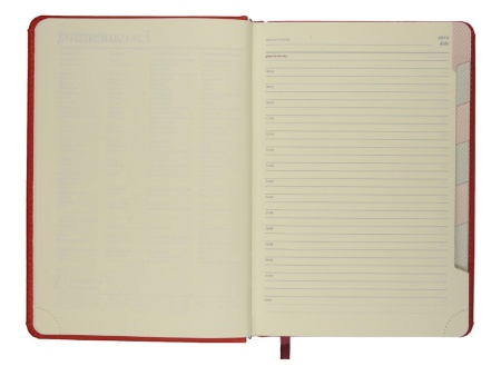 Ежедневник недатированный А5 Velvet Index (красный) Ежедневник недатированный А5 Velvet Index (красный)