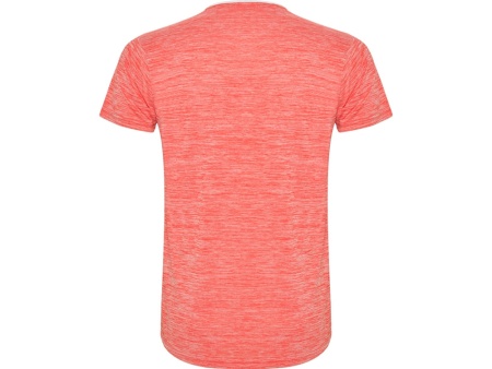 Спортивная футболка Zolder мужская, белый/меланжевый неоновый коралловый