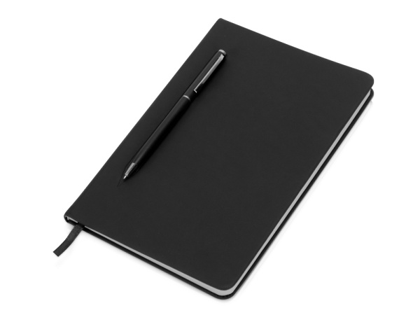 Блокнот А5 Magnet 14,3*21 с магнитным держателем для ручки, черный Блокнот А5 Magnet 14,3*21 с магнитным держателем для ручки, черный