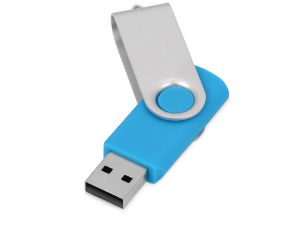 Флеш-карта USB 2.0 32 Gb Квебек, голубой