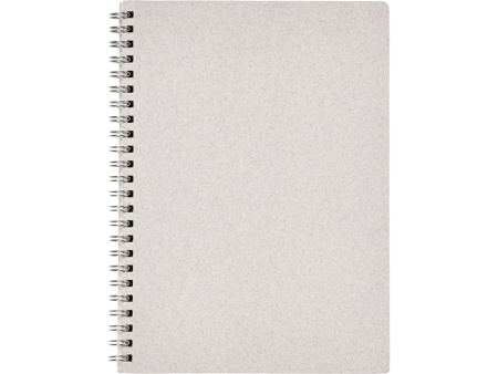 Блокнот Bianco формата A5 на гребне, белый Блокнот Bianco формата A5 на гребне, белый