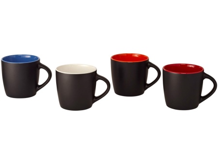 Керамическая чашка Riviera, черный/синий