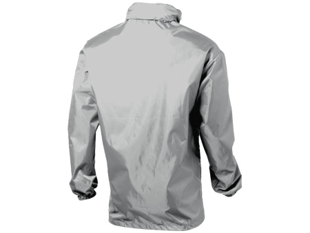 Ветровка Miami мужская с чехлом, серебристый Ветровка Miami мужская с чехлом, серебристый