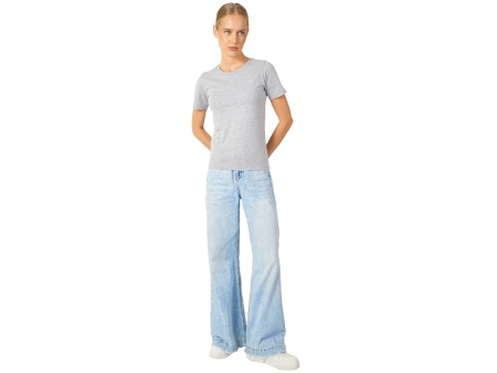 Футболка Heavy Super Club женская, пепельно-серый