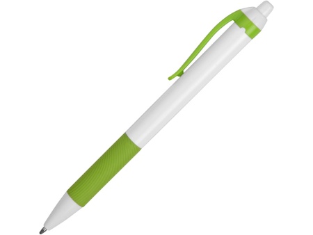 Ручка пластиковая шариковая Centric, белый/зеленое яблоко Ручка пластиковая шариковая Centric, белый/зеленое яблоко