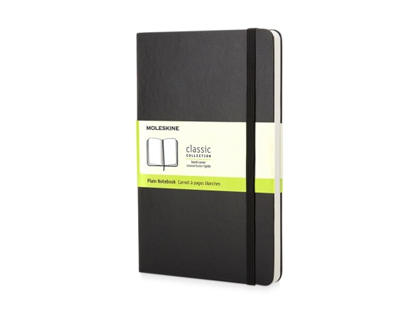 Записная книжка Moleskine Classic (нелинованный) в твердой обложке, Pocket (9x14см), черный Записная книжка Moleskine Classic (нелинованный) в твердой обложке, Pocket (9x14см), черный