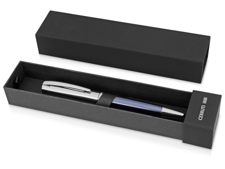 Ручка шариковая Cerruti 1881 модель Conquest Blue в футляре