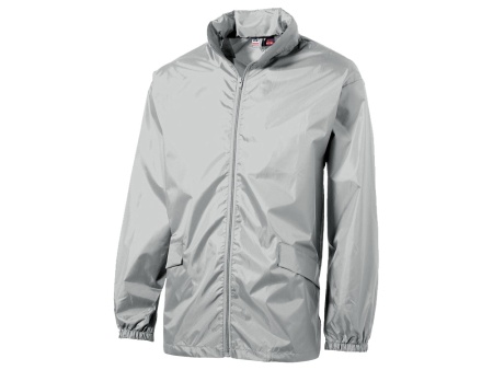 Ветровка Miami мужская с чехлом, серебристый Ветровка Miami мужская с чехлом, серебристый