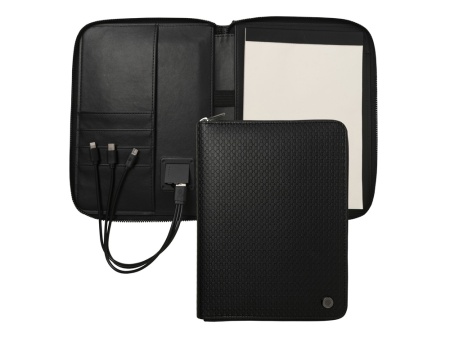 Папка формата А5 + портативное зарядное устройство Epitome Black