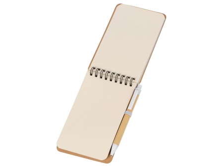 Набор канцелярский с блокнотом и ручкой Masai, белый Набор канцелярский с блокнотом и ручкой Masai, белый