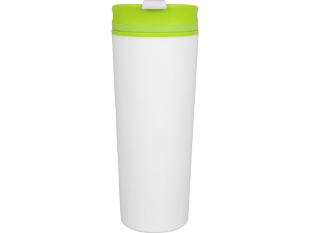 Термокружка Brite 500мл, белый/зеленое яблоко