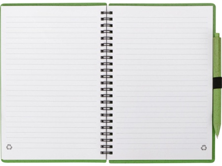 Блокнот А5 Toledo M, зеленый + ручка шариковая Pianta из пшеничной соломы, зеленый Блокнот А5 Toledo M, зеленый + ручка шариковая Pianta из пшеничной соломы, зеленый